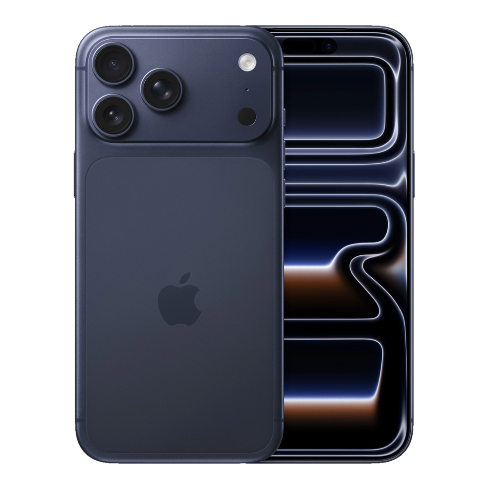 iPhone 17 Pro Max reacondicionado Grado A azul oscuro con 12 meses de garantía — Revalio Valencia