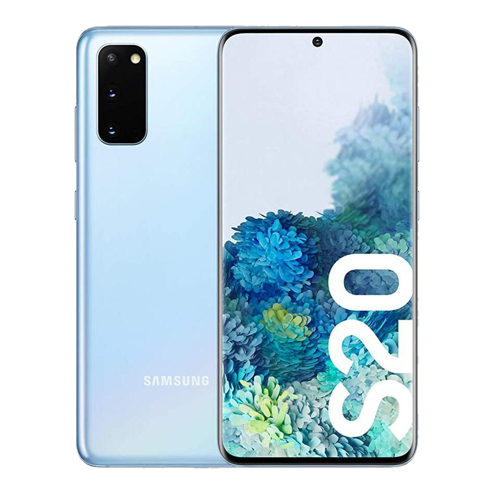 Samsung Galaxy S20 reacondicionado Grado A azul con 12 meses de garantía — Revalio Valencia