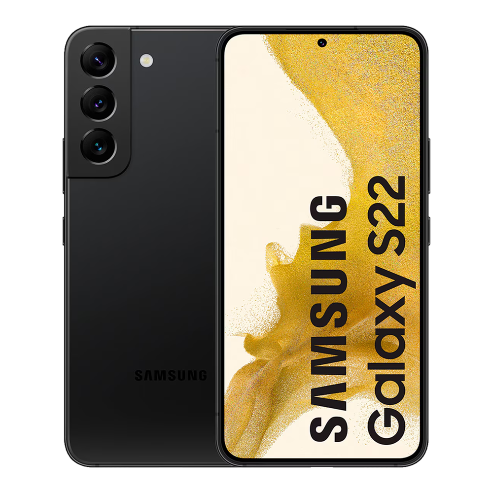 Samsung Galaxy S22 reacondicionado Grado A negro con 12 meses de garantía — Revalio Valencia